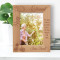 You Have Changed The World Because You Have Touched Our Lives Personalized Wooden Frame 5" x 7" Brown (Vertical)