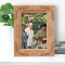 The Celebration Of Old Memories & New Beginnings Personalized Wooden Frame 5" x 7" Brown (Vertical)