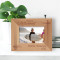 Happy Retirement Personalized Wooden Frame-5" x 3 1/2" Brown Horizontal
