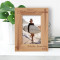 Happy Retirement Personalized Wooden Frame 4" x 6" Brown (Vertical)