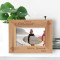 Happy Retirement Personalized Wooden Frame-6" x 4" Brown Horizontal