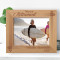 Happy Retirement Personalized Wooden Frame-10" x 8" Brown Horizontal