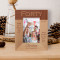 Wishing You A Beautiful Day Personalized Wooden Frame 3 1/2" x 5" Brown (Vertical)