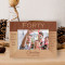 Wishing You A Beautiful Day Personalized Wooden Frame-6" x 4" Brown Horizontal