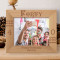 Happy Forty Birthday Personalized Wooden Frame-10" x 8" Brown Horizontal