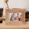 May You Have All The Love Your Heart Can Hold Personalized Wooden Frame-5" x 3 1/2" Brown Horizontal