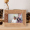 Happy Forty Birthday Personalized Wooden Frame-6" x 4" Brown Horizontal