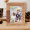 Happy Forty Birthday Personalized Wooden Frame 5" x 7" Brown (Vertical)