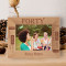 Happy Forty Birthday Personalized Wooden Frame-7" x 5" Brown Horizontal