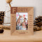 May All Your Dreams Come True Personalized Wooden Frame 3 1/2" x 5" Brown (Vertical)