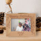 Happy Birthday Personalized Wooden Frame-6" x 4" Brown Horizontal