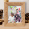 Happy Birthday Personalized Wooden Frame 8" x 10" Brown (Vertical)