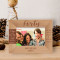 I Hope Your Big Day Is Filled With Lightness Personalized Wooden Frame-6" x 4" Brown Horizontal