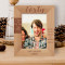 I Hope Your Big Day Is Filled With Lightness Personalized Wooden Frame 5" x 7" Brown (Vertical)