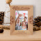 40th Birthday Personalized Wooden Frame 4" x 6" Brown (Vertical)