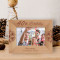 40th Birthday Personalized Wooden Frame-6" x 4" Brown Horizontal