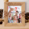 40th Birthday Personalized Wooden Frame 8" x 10" Brown (Vertical)