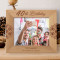 40th Birthday Personalized Wooden Frame-10" x 8" Brown Horizontal