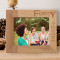 May You Always Have That Shining Smile Like Today Personalized Wooden Frame-10" x 8" Brown Horizontal