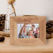 Happy 40th Birthday Personalized Wooden Frame-5" x 3 1/2" Brown Horizontal