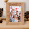 Happy 40th Birthday Personalized Wooden Frame 5" x 7" Brown (Vertical)