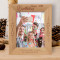 Happy 40th Birthday Personalized Wooden Frame 8" x 10" Brown (Vertical)