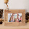 40th Birthday Personalized Wooden Frame-6" x 4" Brown Horizontal