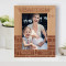 My Baptism Day Personalized Wooden Frame 5" x 7" Brown (Vertical)