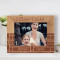My Baptism Day Personalized Wooden Frame-7" x 5" Brown Horizontal