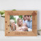 My Baptism Personalized Wooden Frame-7" x 5" Brown Horizontal