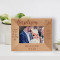 Baptism I Want My Life To Be As Clean Personalized Wooden Frame-5" x 3 1/2" Brown Horizontal