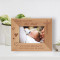 God Bless This Child Personalized Wooden Frame-5" x 3 1/2" Brown Horizontal