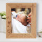 God Bless This Child Personalized Wooden Frame 8" x 10" Brown (Vertical)