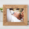 God Bless This Child Personalized Wooden Frame-10" x 8" Brown Horizontal