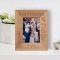 May You Grow In The Light Of God's Love Personalized Wooden Frame 3 1/2" x 5" Brown (Vertical)