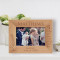 May You Grow In The Light Of God's Love Personalized Wooden Frame-6" x 4" Brown Horizontal