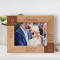 Baptism For You My Child I Wish Two Things Personalized Wooden Frame-7" x 5" Brown Horizontal