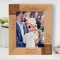 Baptism For You My Child I Wish Two Things Personalized Wooden Frame 8" x 10" Brown (Vertical)