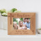 My Baptism Day Personalized Wooden Frame-5" x 3 1/2" Brown Horizontal