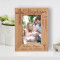 My Baptism Day Personalized Wooden Frame 4" x 6" Brown (Vertical)