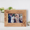 Baptism Personalized Wooden Frame-6" x 4" Brown Horizontal
