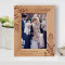 Baptism Personalized Wooden Frame 5" x 7" Brown (Vertical)