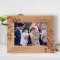 Baptism Personalized Wooden Frame-7" x 5" Brown Horizontal