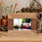 I Love You Today More Than Yesterday Personalized Wooden Frame-5" x 3 1/2" Brown Horizontal