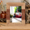 I Love You Today More Than Yesterday Personalized Wooden Frame 5" x 7" Brown (Vertical)