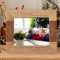 I Love You Today More Than Yesterday Personalized Wooden Frame-10" x 8" Brown Horizontal
