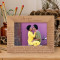 Why She Loves Him Personalized Wooden Frame-7" x 5" Brown Horizontal