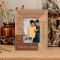 How Long Will I Love You Personalized Wooden Frame 3 1/2" x 5" Brown (Vertical)