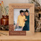 How Long Will I Love You Personalized Wooden Frame 5" x 7" Brown (Vertical)