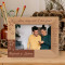 How Long Will I Love You Personalized Wooden Frame-7" x 5" Brown Horizontal